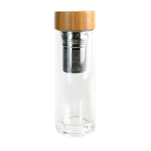 REMISE allant Cook Concept Infuseur En Verre Double Paroi Avec Bouchon Bambou 5