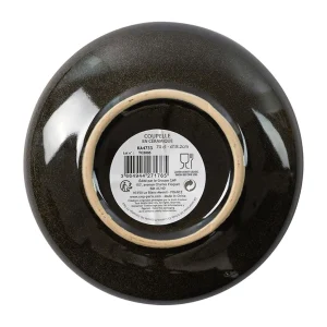 Home Déco Factory Coupelle En Grès Noir 70cl 10