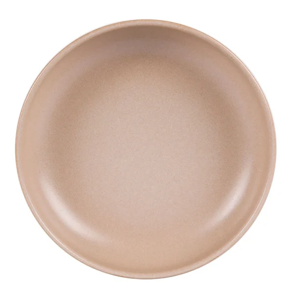 Table Passion Assiette Calotte En Grès Sable D22cm – Uno 1