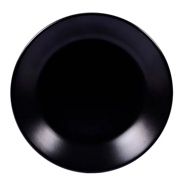 BASTIDE Assiette Calotte En Grès Noir D21cm – Itya 1