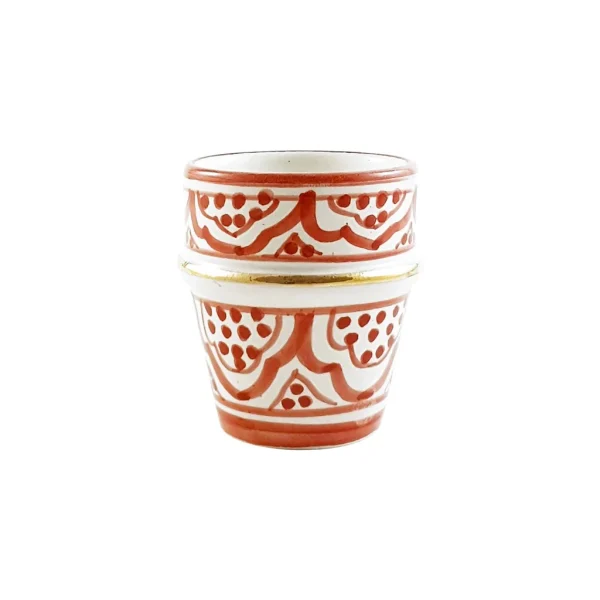 grossiste en ligne Chabi Chic Tasse Marsala Et Or H7cm – Zwak 1