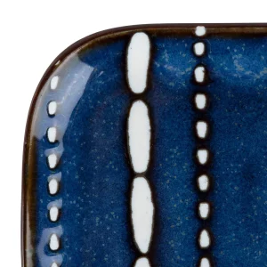 Acheter Maintenant SEMA DESIGN Plat En Porcelaine Indigo – Urazia 7