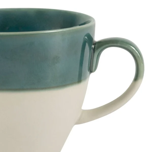 SEMA DESIGN Tasse En Grès émeraude Et Blanc – Crakel pas cher en vente 3