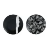 SEMA DESIGN Assiette Plate (lot De 2) Bronze Noir Et Blanche D27 11