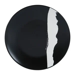 SEMA DESIGN Assiette Plate (lot De 2) Bronze Noir Et Blanche D27 9