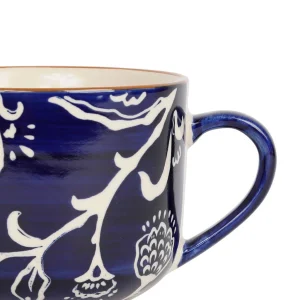 SEMA DESIGN Lot De 2 Tasses En Grès Indigo Et Blanc – Eterra 6