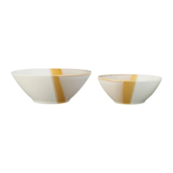 SEMA DESIGN Lot De 2 Coupes En Porcelaine Nude Et Blanc – Earth Notes 1