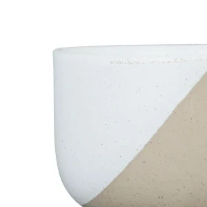 soldes pas cher SEMA DESIGN Tasse à Thé Avec Support En Grès Indigo, Blanc Et Terracotta -courba 12