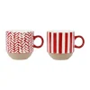 SEMA DESIGN Lot De 2 Tasses à The En Grès Grenat – Indired 19