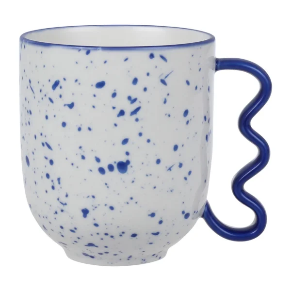 en promotion SEMA DESIGN Mug Bleu 37.5cl En Porcelaine – Funny 3