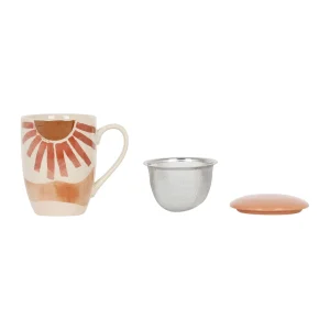 guranteed de qualité SEMA DESIGN Tisanière Avec Filtre Terracotta 37.5cl En Porcelaine – Sweet Leaves 7