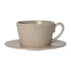 bas prix Côté Table Tasse Et Sous-tasse En Faience Mastic – Constance 7